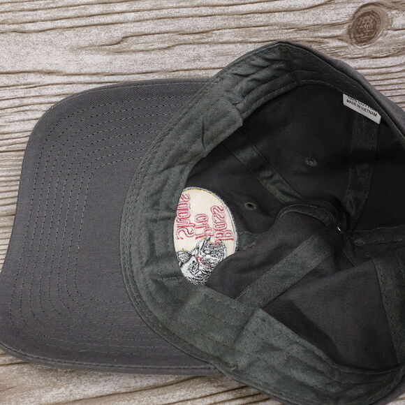 BASS PRO SHOPS CLUB GRAY ADJUSTABLE STRAPBACK BASEBALL HAT CAP - Picture 7 of 8